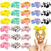 HOFASON spa headband 8-color bulk pack in vibrant tones for daily wear and gifting.