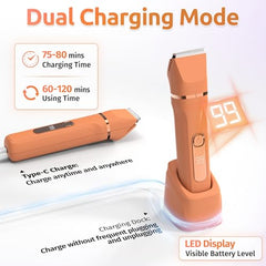 HOHOLE bikini trimmer nose-face-head focuses precision for nose and facial hair.
