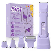 HOHOLE bikini trimmer purple main view for versatile grooming convenience