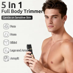 HOHOLE bikini trimmer with hypoallergenic blades for smooth, irritation-free trimming.
