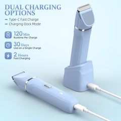 HOHOLE cordless design supports travel-friendly grooming anywhere