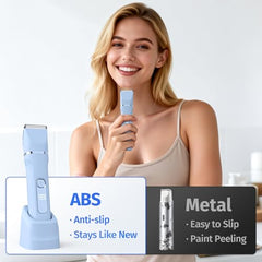 HOHOLE Nose Hair Trimmer close-up for precise nose maintenance with gentle blades.