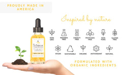 Holistic Apothecary black seed oil bottle showcasing nourishing oil blend for skin vitality.