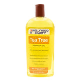 Hollywood Beauty Tea Tree Oil bottle pour for soothing scalp and versatile hair care