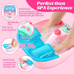 Holycco Kids Spa Day Kit bath bombs deliver soothing scents and fizzing color