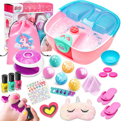 Holycco Kids Spa Day Kit foot spa boosts at-home pampering and foot comfort