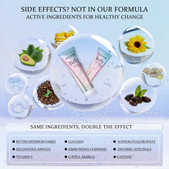 HOLYOM B Flat Belly Firming Cream honey-hyaluronic shows deep hydration for soft, glowing skin.