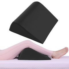 HOMBYS wedge bolster arc-design image showing curved knee support for massage