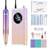 homeasy electric nail drill 40000rpm front view for fast gel or acrylic removal.