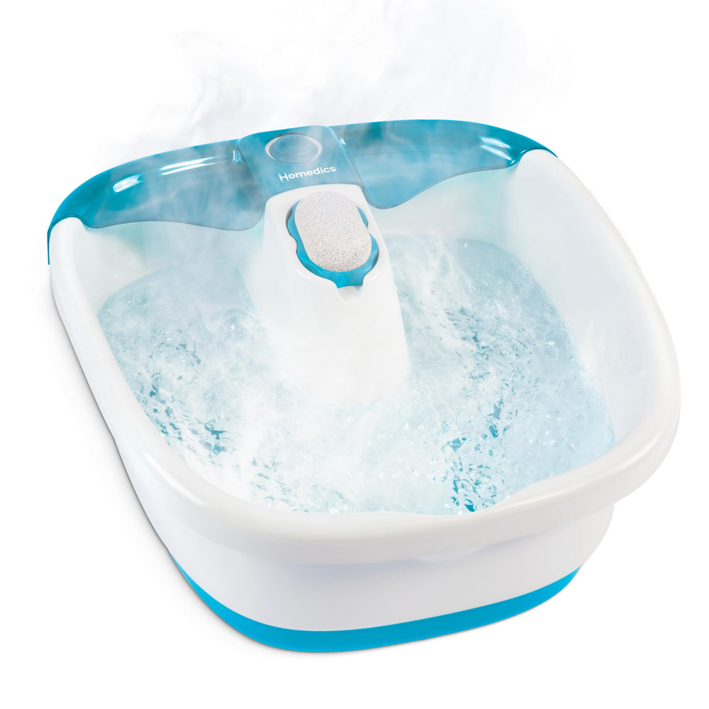 Homedics Bubble Mate Foot Spa front view for easy at-home foot care.