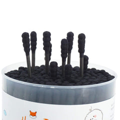 HOMEFOX double-side tipped swabs offer precise application and detail work.