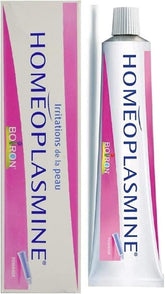 Homeoplasmine XL 40g cream front label, soothing dry skin.