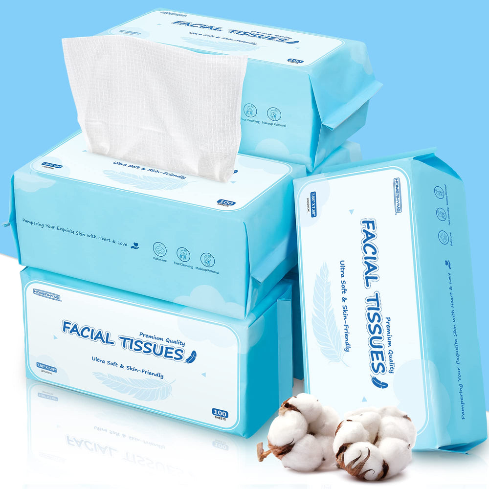 HOMERHYME facial towel bulk-packaging showcases eco-friendly wipes for skincare and travel
