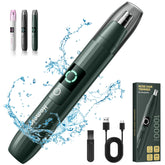 HOMETALL ear and nose trimmer front view shows compact grooming tool for easy handling.