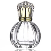 Homeyes 50ml glass perfume bottle for travel, compact and portable.