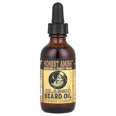 Honest Amish Classic Beard Oil 2oz bottle for hydrated beard and skin.