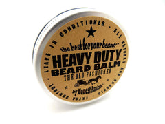 Honest Amish Heavy Duty Beard Balm 2oz application aids easy grooming and frizz control