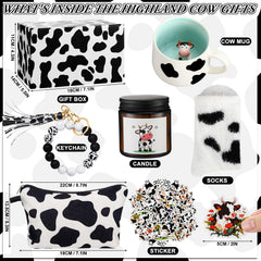 Honeydak cow socks showcase cozy warmth and comfortable fit.