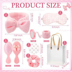 Honeydak pink pocket mirror for quick beauty touch-ups at a sleepover