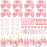 Honeydak pink spa eye mask for a relaxed sleepover pampering session