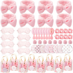 Honeydak pink spa eye mask for a relaxed sleepover pampering session