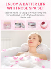 honiitaa Rose Body Lotion tube demonstrates deep hydration and skin softness.