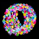 HONLYNE LED flower crown 24 pcs bright blooms for standout wedding photos.