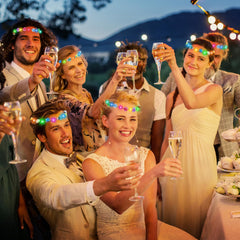HONLYNE LED flower crown with three modes for versatile looks: fast, slow, and constant