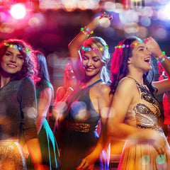 HONLYNE glow headband for beach parties adds magical illumination.