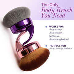 Hoostee Blend & Blur purple handle close-up showing ergonomic design.