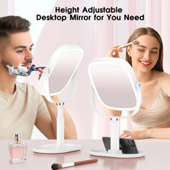 Horyliin makeup mirror lights 3-color illumination for customizable skincare and makeup tasks