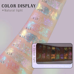Hosaily night moonlight glow glitter on body under night lighting