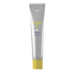 Hoshisu Vitamin C Serum bottle close-up highlighting brightening formula