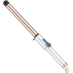 Hoson 1 inch extra-long barrel curling wand close-up for faster styling