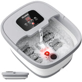 HOSPAN collapsible foot spa with heat and bubbles delivers soothing relief and space-saving storage.