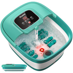 hospan collapsible foot spa with heat and bubbles for at-home spa sessions.