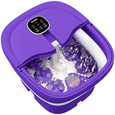HOSPAN Collapsible Foot Spa with rotary massage balls for foot pressure relief.