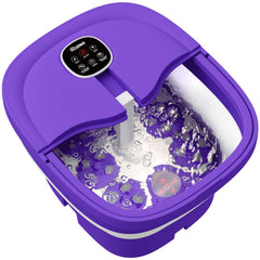 HOSPAN Collapsible Foot Spa with rotary massage balls for foot pressure relief.
