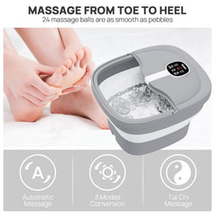 HOSPAN foot spa bubble massage delivers soothing bubbles around your feet