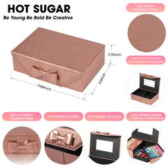 Hot Sugar eyeshadow palette close-up with pigmented matte and shimmer shades for versatile looks