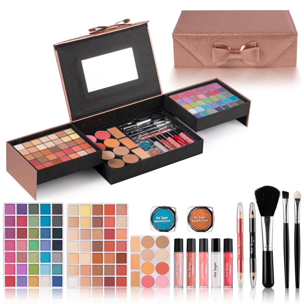 Hot Sugar makeup kit case open shows all-in-one teen makeup essentials