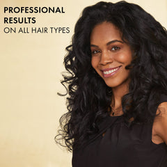Hot Tools 24K Gold surface highlights even heat distribution for consistent waves.