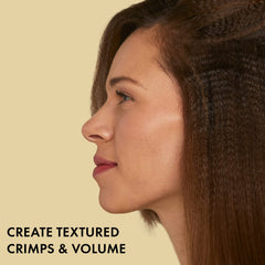 Hot Tools Pro Artist 24K Gold Crimping Iron heat dial up to 430°F for versatile styling.
