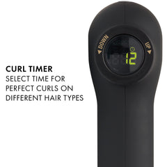 Hot Tools Pro Artist 24K Gold Curlbar soft-touch handle for comfortable styling