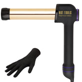 Hot Tools Pro Artist 24K Gold Curlbar wand delivers precise, salon-quality curls