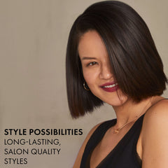 Hot Tools Pro Artist Nano Ceramic Flat Iron heat settings reach up to 450F for tailored styling.