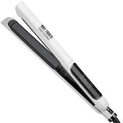 Hot Tools Pro Artist Nano Ceramic Flat Iron plates deliver smooth, straight hair with frizz control.
