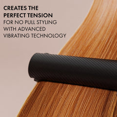 HOT TOOLS Pro Artist SmoothWave vibrating-plates view highlights effortless glide and one-pass straightening.