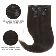 Hotbanana remy hair closeup weft demonstrates silky texture and easy styling