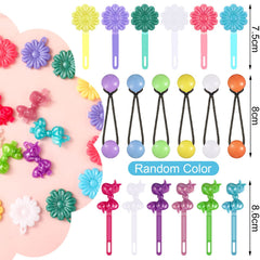 Hoteam hair barrettes bow design perfect for pigtails and playful outfits
